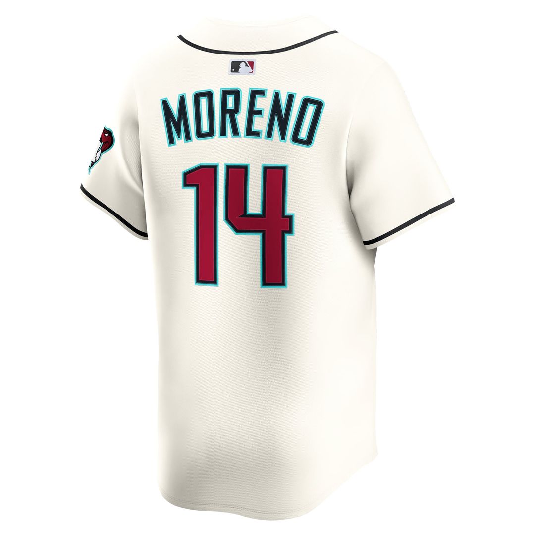 Gabriel Moreno Arizona Diamondbacks Home Limited Player Jersey - Cream