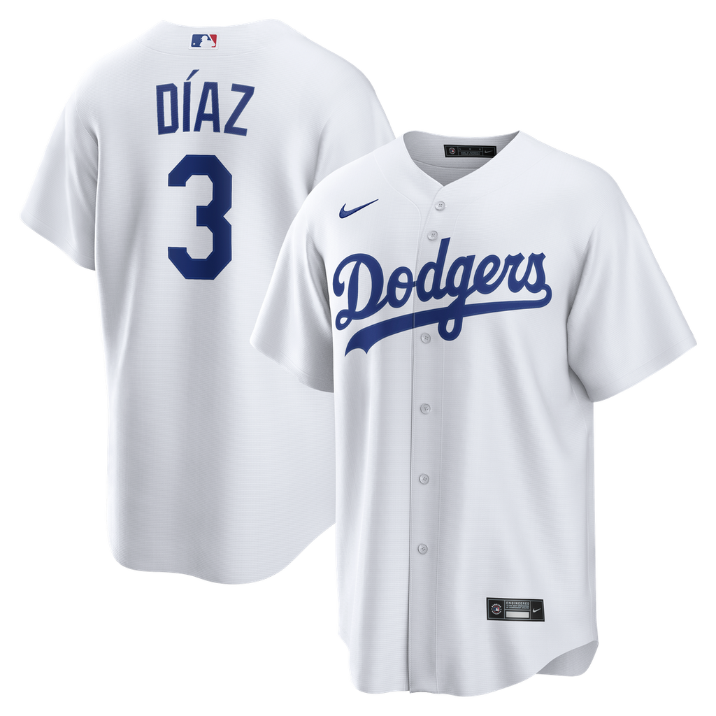 Edwin Díaz Los Angeles Dodgers Home Replica Jersey - White