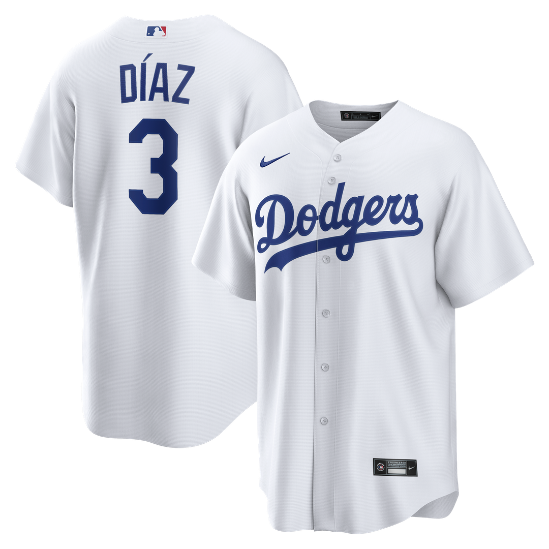 Edwin Díaz Los Angeles Dodgers Home Replica Jersey - White