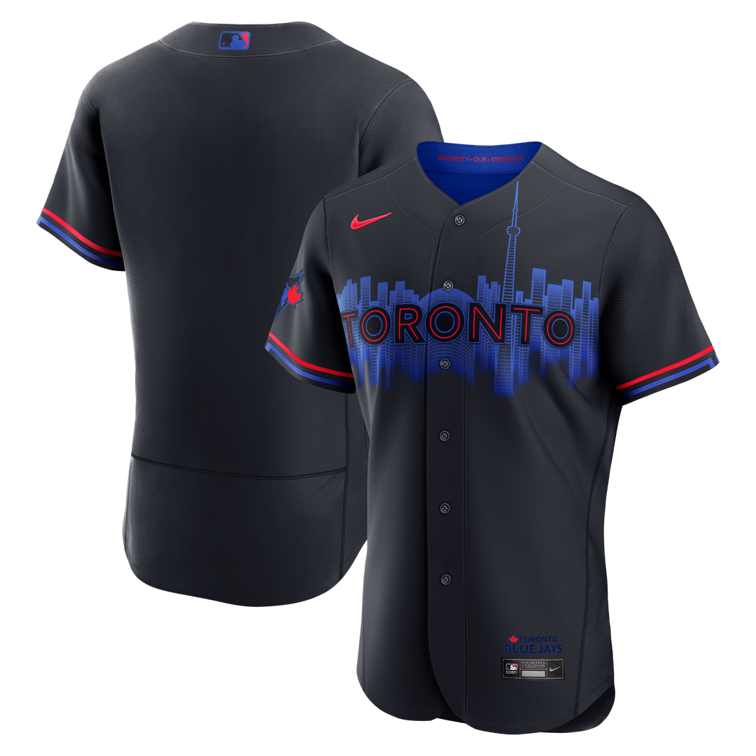 Toronto Blue Jays City Connect Authentic Jersey - Navy