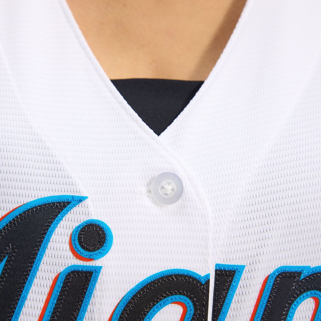 Miami Marlins Women's Replica Team Jersey - White