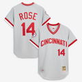 Pete Rose Cincinnati Reds 1976 Authentic Jersey - Gray