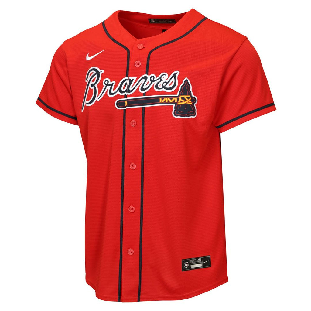 Ronald Acuña Jr. Atlanta Braves Youth Road Replica Jersey - Gray