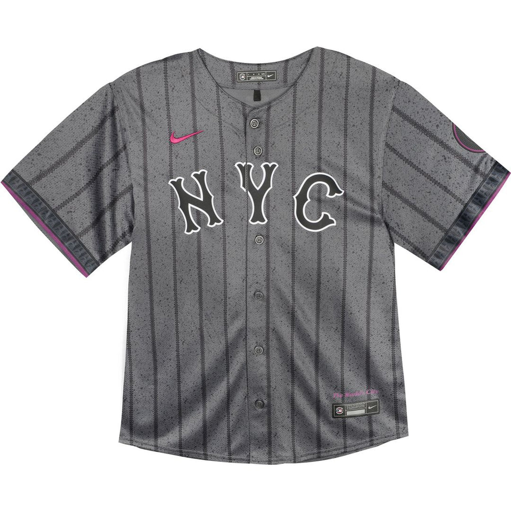 Francisco Lindor New York Mets Infant 2024 City Connect Limited Player Jersey - Graphite