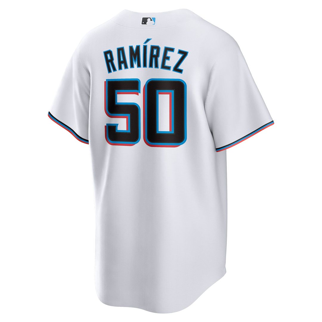 Agustín Ramírez Miami Marlins Home Replica Jersey - White