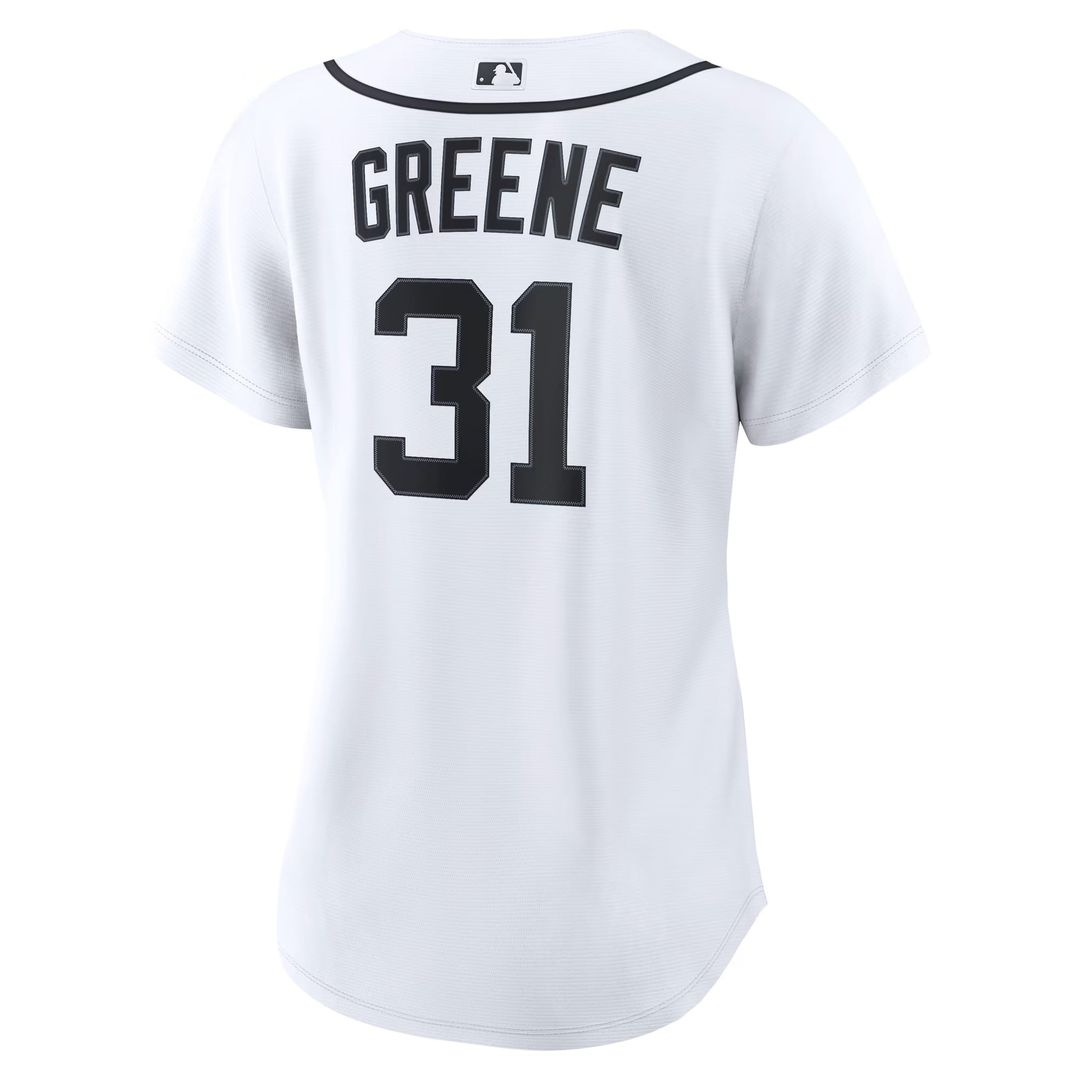 Riley Greene Detroit Tigers Women's Home Replica Jersey - White