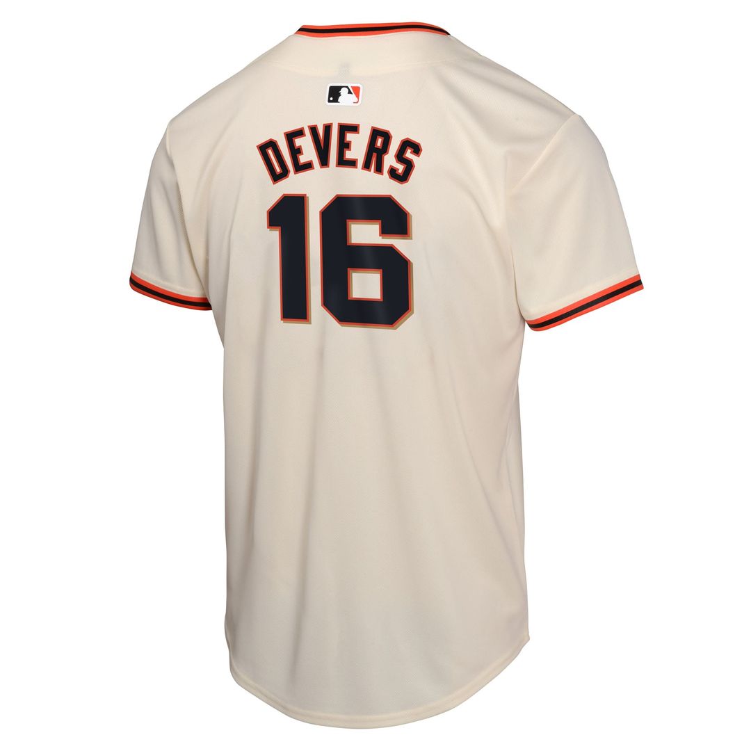 Rafael Devers San Francisco Giants Youth Home Player Game Jersey - Cream