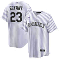 Kris Bryant Colorado Rockies Replica Player Jersey - White/Purple