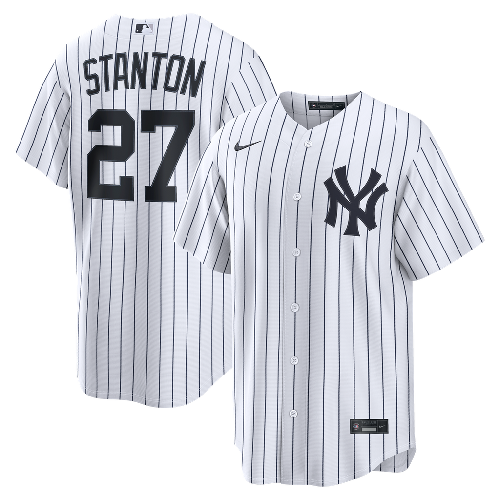 Giancarlo Stanton New York Yankees Home Replica Jersey - White