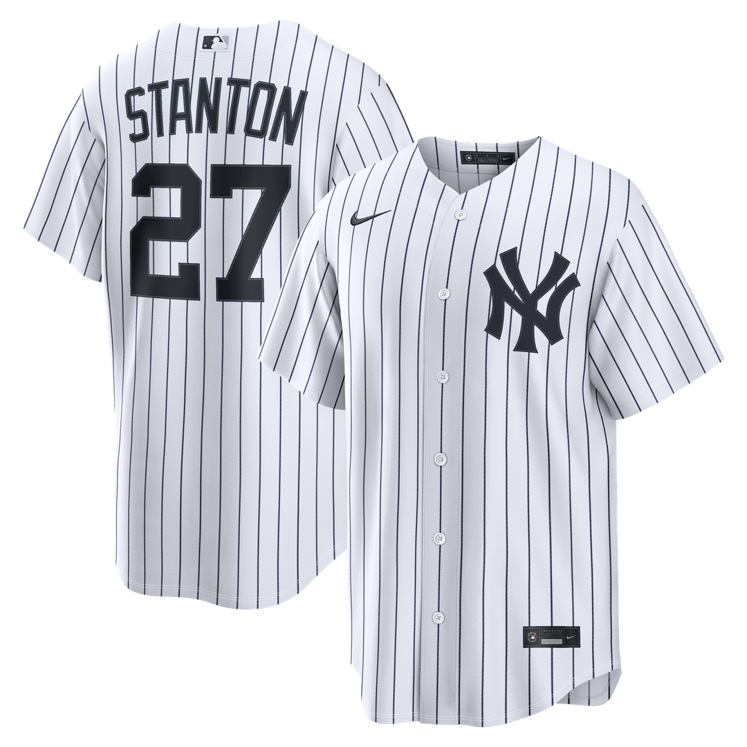 Giancarlo Stanton New York Yankees Home Replica Jersey - White