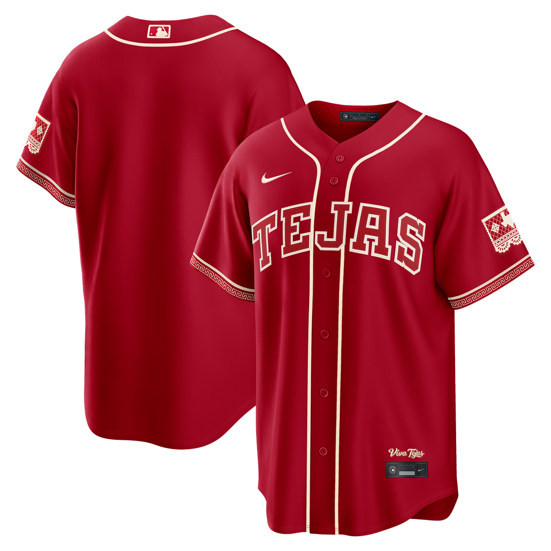 Texas Rangers 2026 City Connect Stadium Jersey - Red