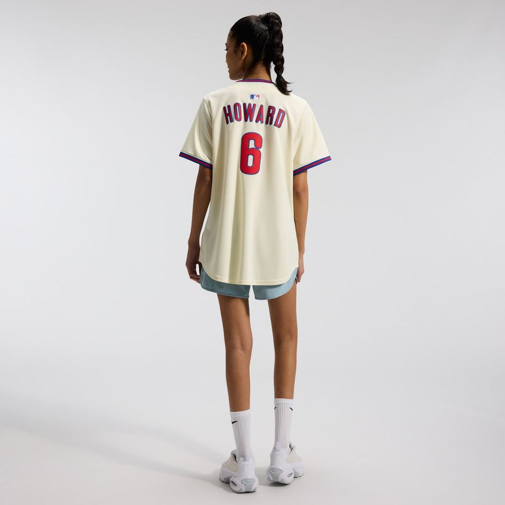 Ryan Howard Philadelphia Phillies Women's Alternate 2 Limited Jersey - Cream