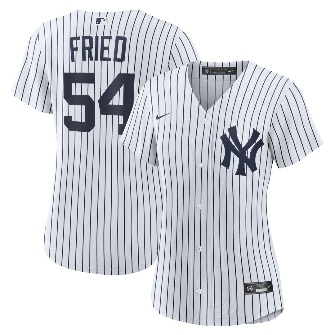 Max Fried New York Yankees Women's Home Replica Player Jersey - White