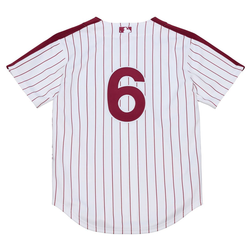 Jimmy Rollins Philadelphia Phillies 2003 Cooperstown Collection Authentic Jersey - White