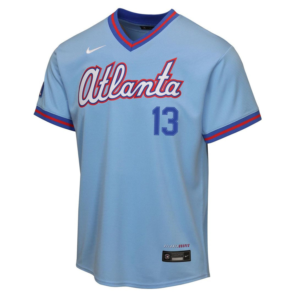 Ronald Acuña Jr. Atlanta Braves Youth 2026 City Connect Stadium Jersey - Powder Blue