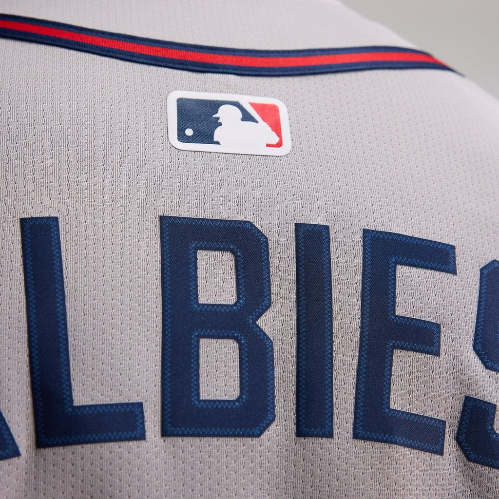 Ozzie Albies Atlanta Braves Road Limited Player Jersey - Gray