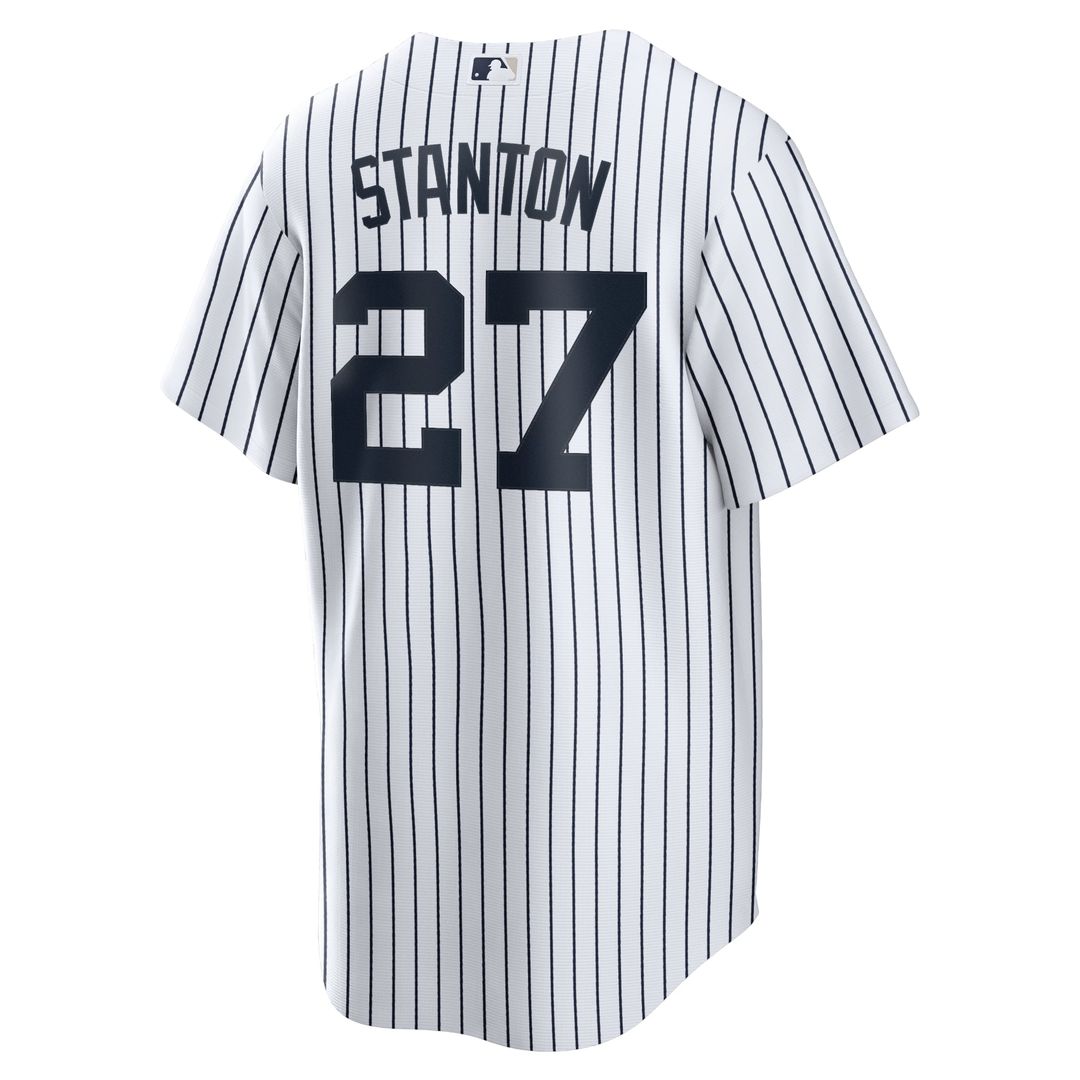Giancarlo Stanton New York Yankees Home Replica Player Name Jersey - White