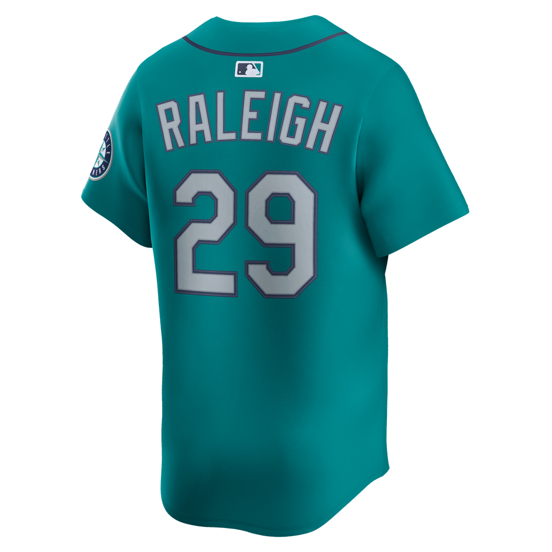 Cal Raleigh Seattle Mariners Alternate Limited Jersey - Teal