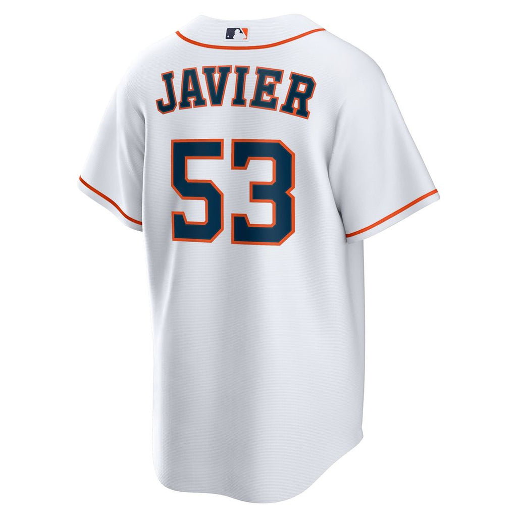 Cristian Javier Houston Astros Home Replica Jersey - White