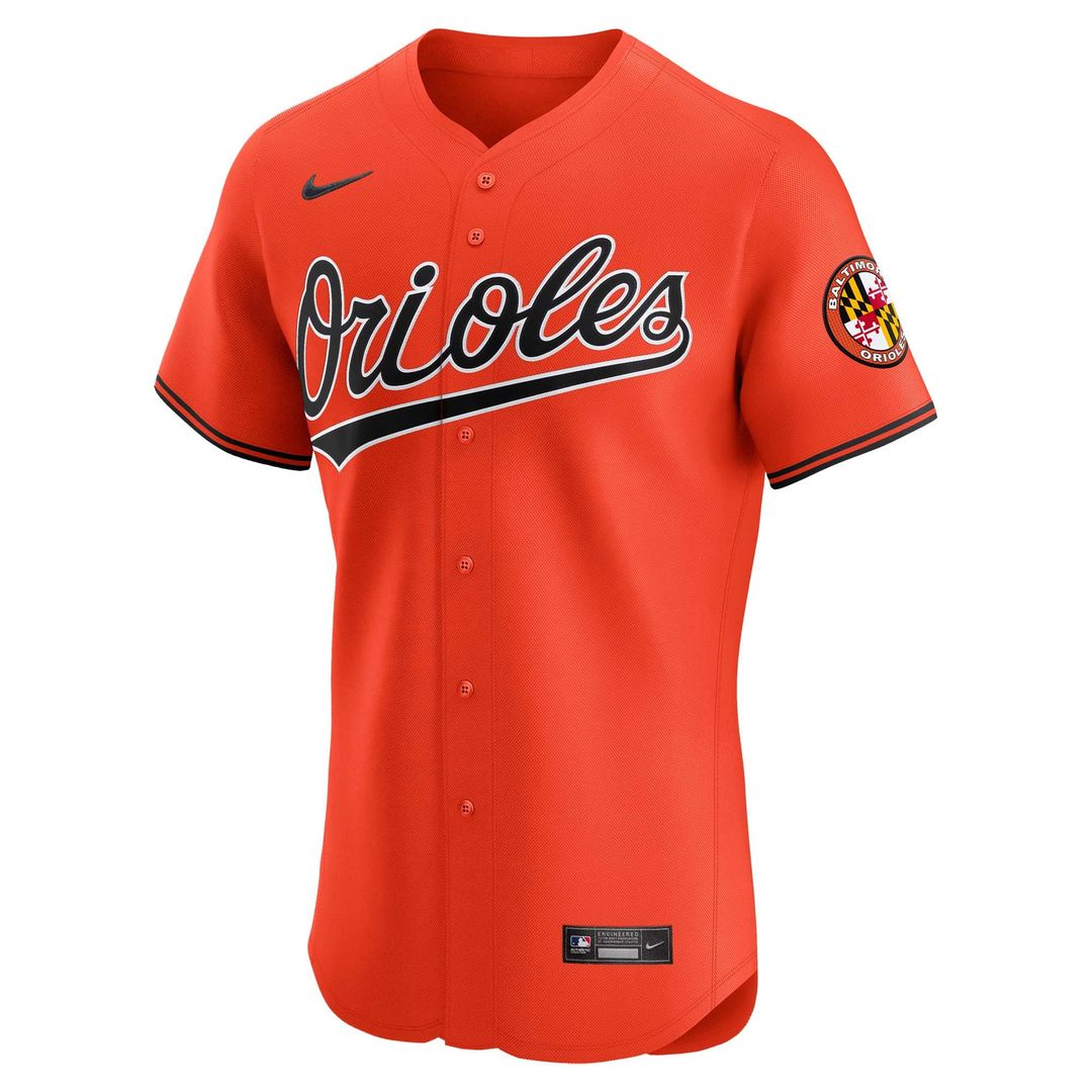 Baltimore Orioles Alternate Vapor Premier Elite Patch Jersey - Orange