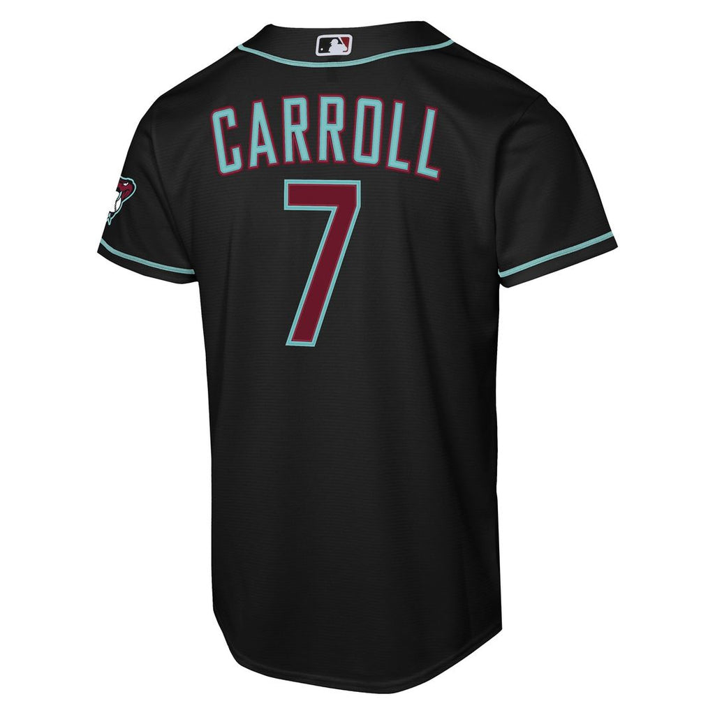 Corbin Carroll Arizona Diamondbacks Youth Alternate Stadium Jersey - Black