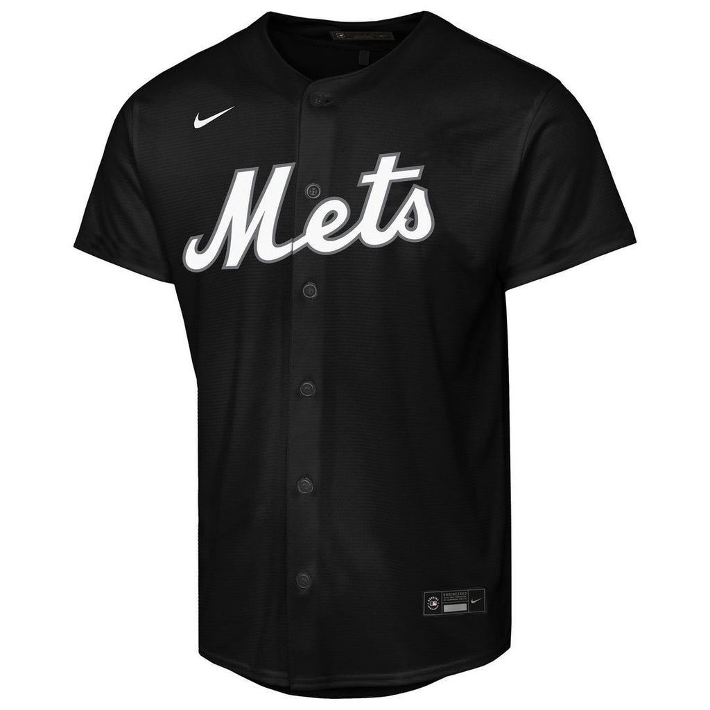 Juan Soto New York Mets Youth Replica Fashion Jersey - Black