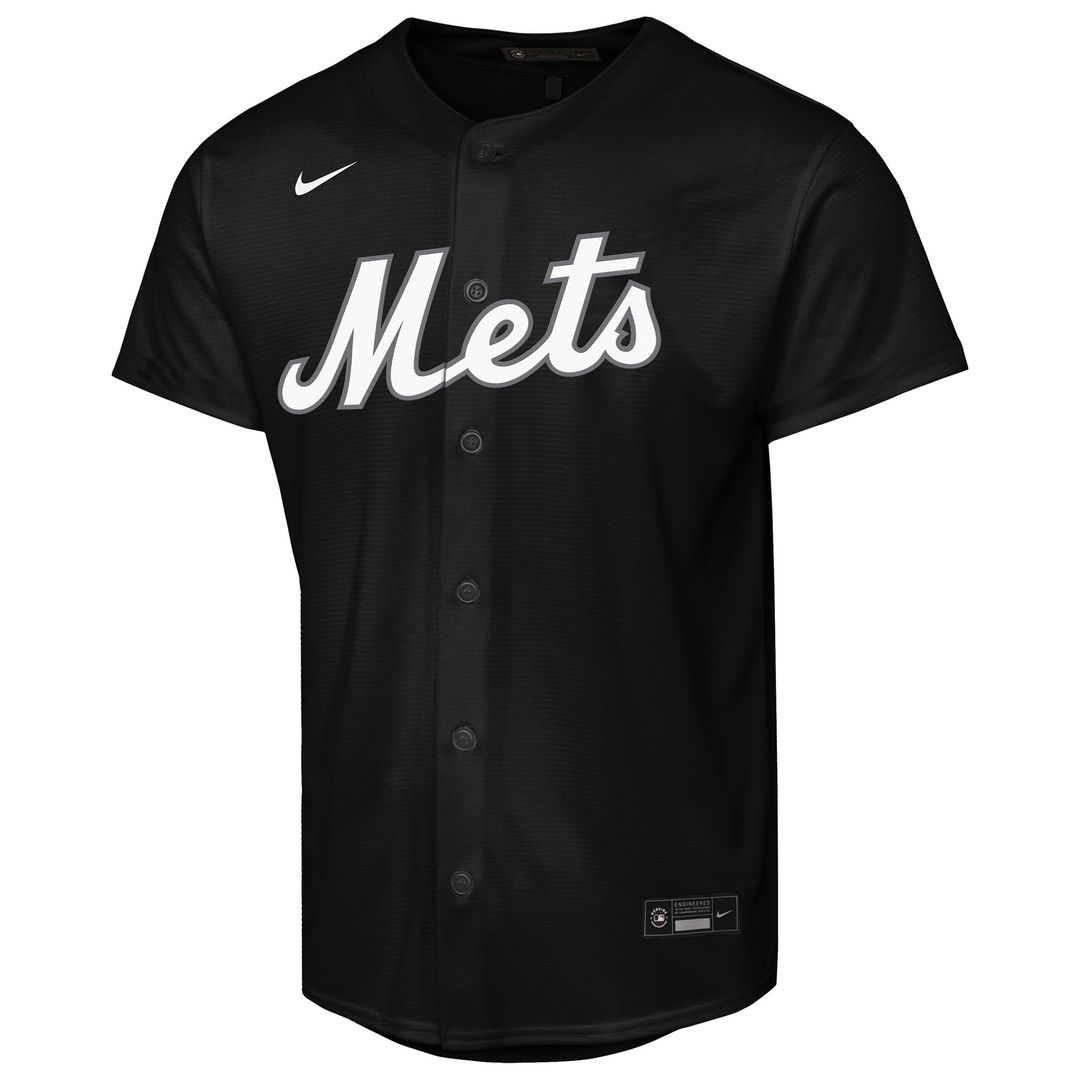 Juan Soto New York Mets Youth Replica Fashion Jersey - Black
