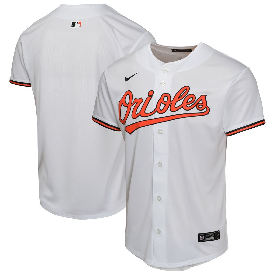 Baltimore Orioles Youth Home Game Jersey - White