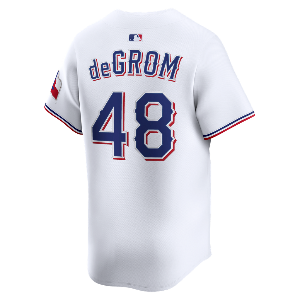 Jacob deGrom Texas Rangers Home Limited Jersey - White