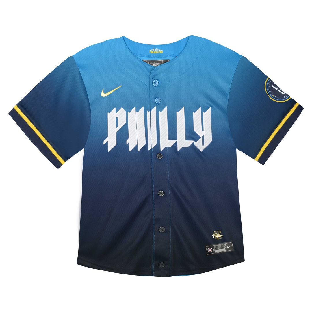 Bryce Harper Philadelphia Phillies Infant 2024 City Connect Limited Player Jersey - Blue