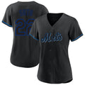 Juan Soto New York Mets Profile Women's Plus Size Player Name & Number Fashion Jersey - Black