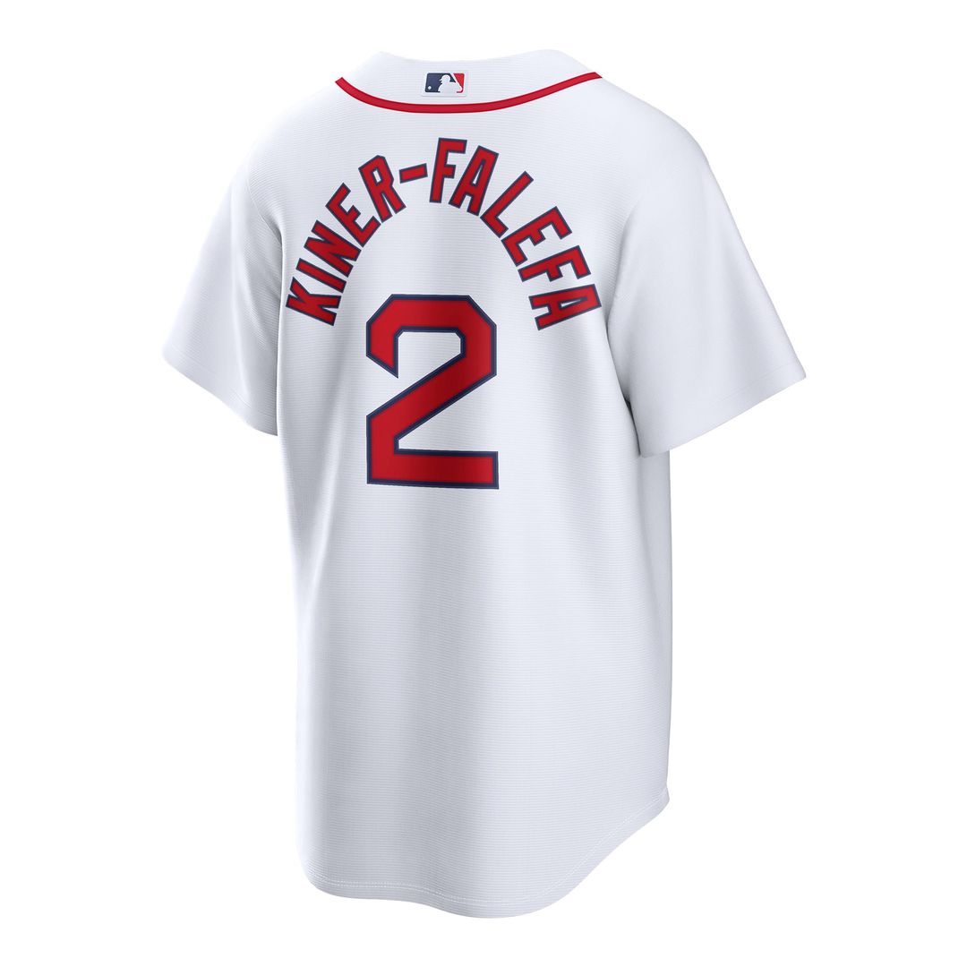 Isiah Kiner - Falefa Boston Red Sox Home Replica Jersey - White