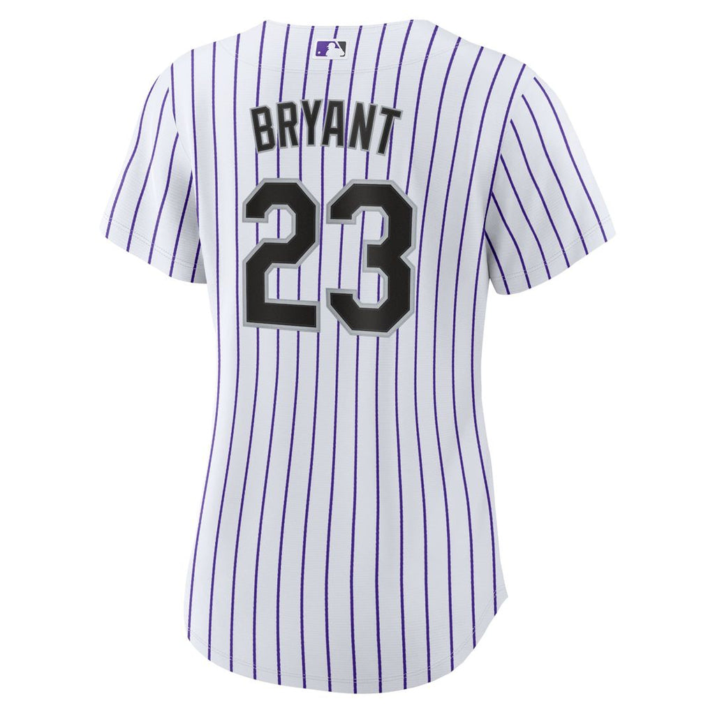 Kris Bryant Colorado Rockies Women's Replica Player Jersey - White/Purple