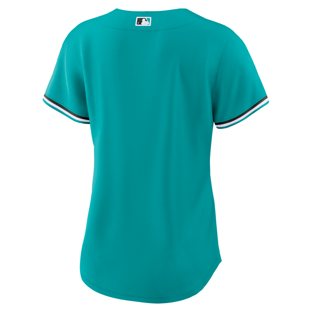 Miami Marlins Women's Alternate Replica Jersey - Teal