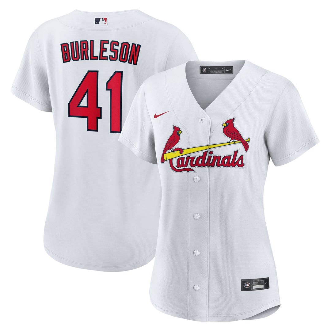Alec Burleson St. Louis Cardinals Women's Home Replica Jersey - White