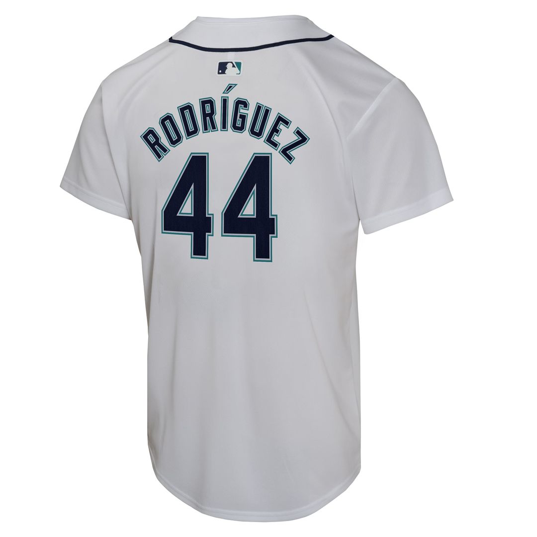 Julio Rodríguez Seattle Mariners Youth Home Game Player Jersey - White