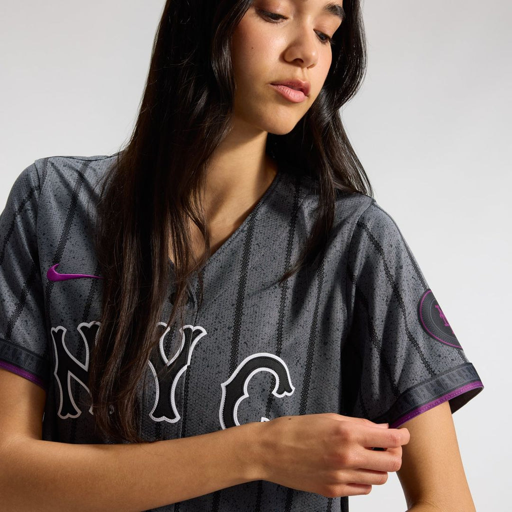 New York Mets Women's City Connect Limited Jersey - Gray