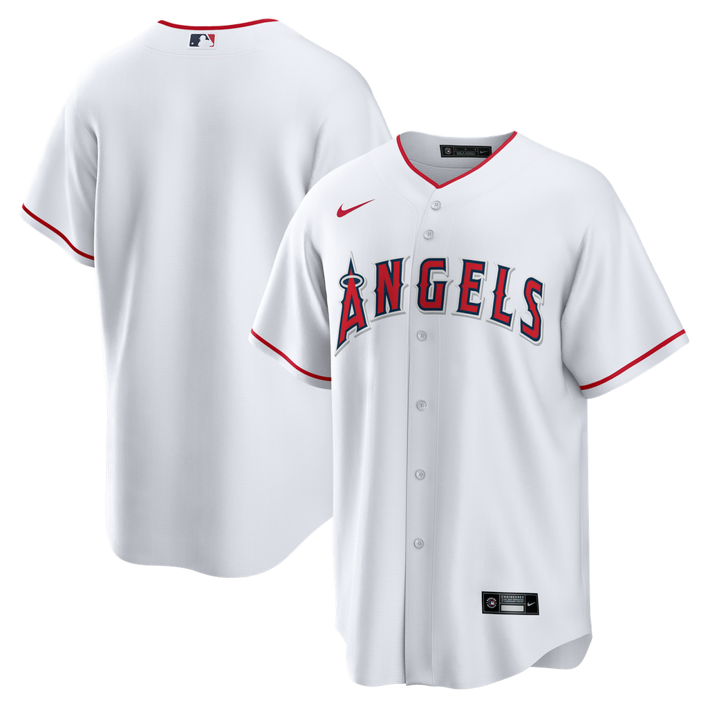 Los Angeles Angels Home Big & Tall Replica Jersey - White