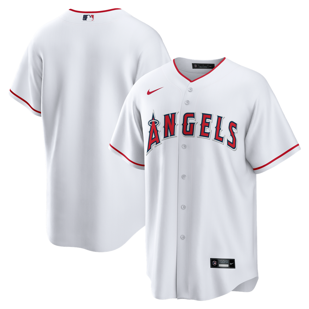 Los Angeles Angels Home Big & Tall Replica Jersey - White