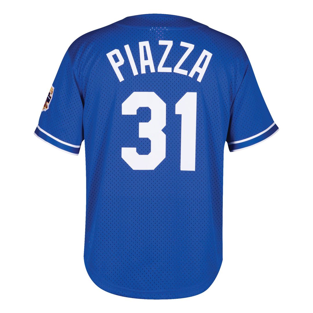 Mike Piazza Los Angeles Dodgers Youth Cooperstown Collection Mesh Batting Practice Jersey - Royal