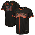 Jung Hoo Lee San Francisco Giants Youth Alternate 2 Replica Jersey - Black