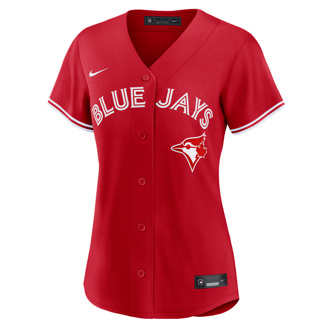 Vladimir Guerrero Jr. Toronto Blue Jays Women's Canada Day Replica Jersey - Red