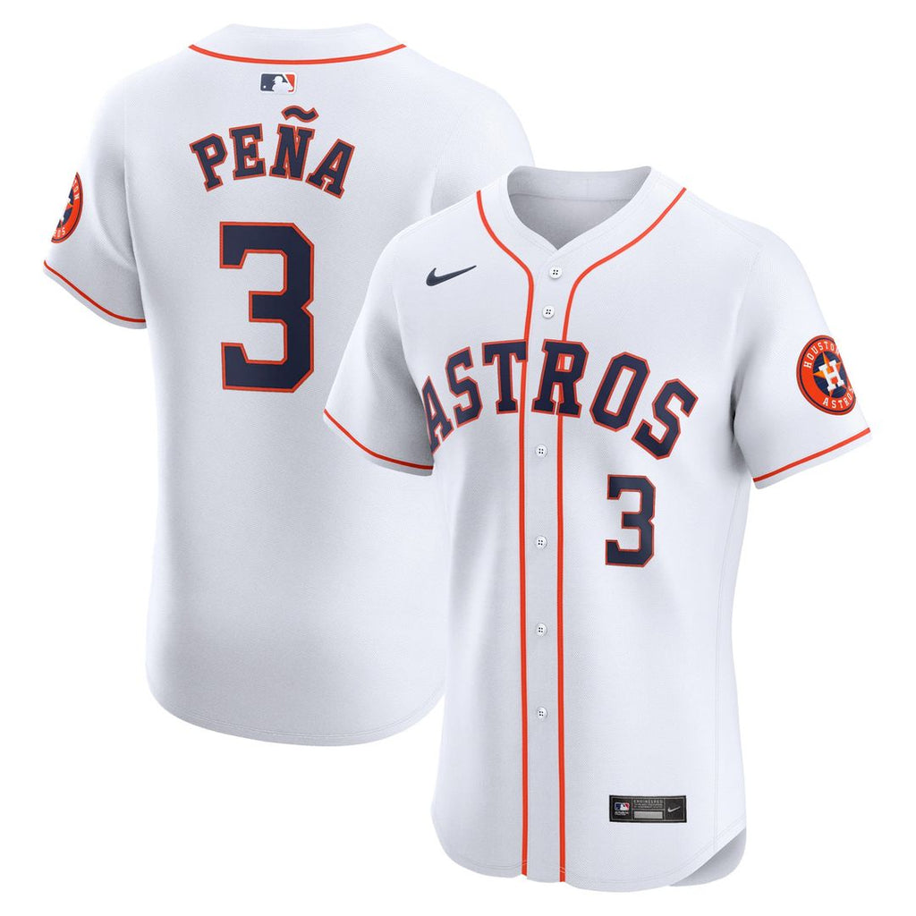 Jeremy Peña Houston Astros Home Elite Player Jersey - White