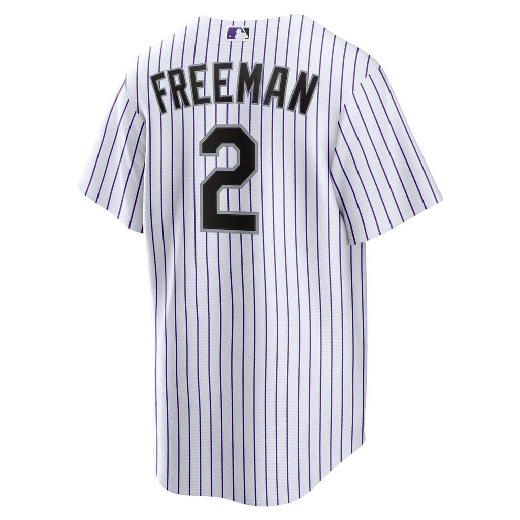 Tyler Freeman Colorado Rockies Youth Home Replica Jersey - White