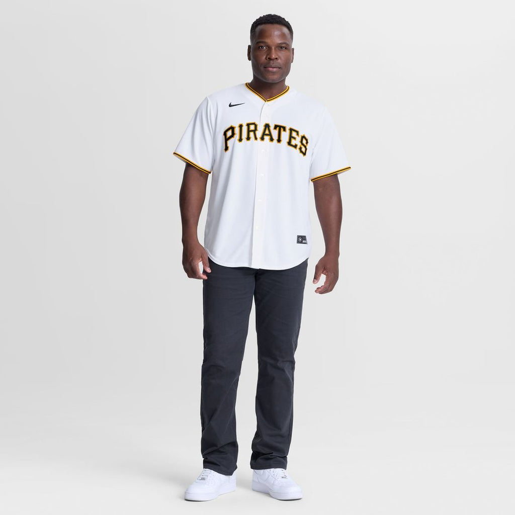 Lake Bachar Pittsburgh Pirates Home Replica Jersey - White