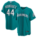 Julio Rodríguez Seattle Mariners Alternate Stadium 50th Season Patch Jersey - Teal