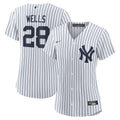 Austin Wells New York Yankees Women's Home Replica Jersey - White
