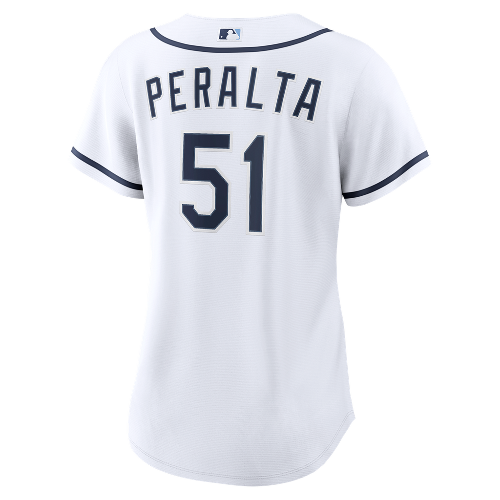 Freddy Peralta Tampa Bay Rays Women's Home Replica Jersey - White