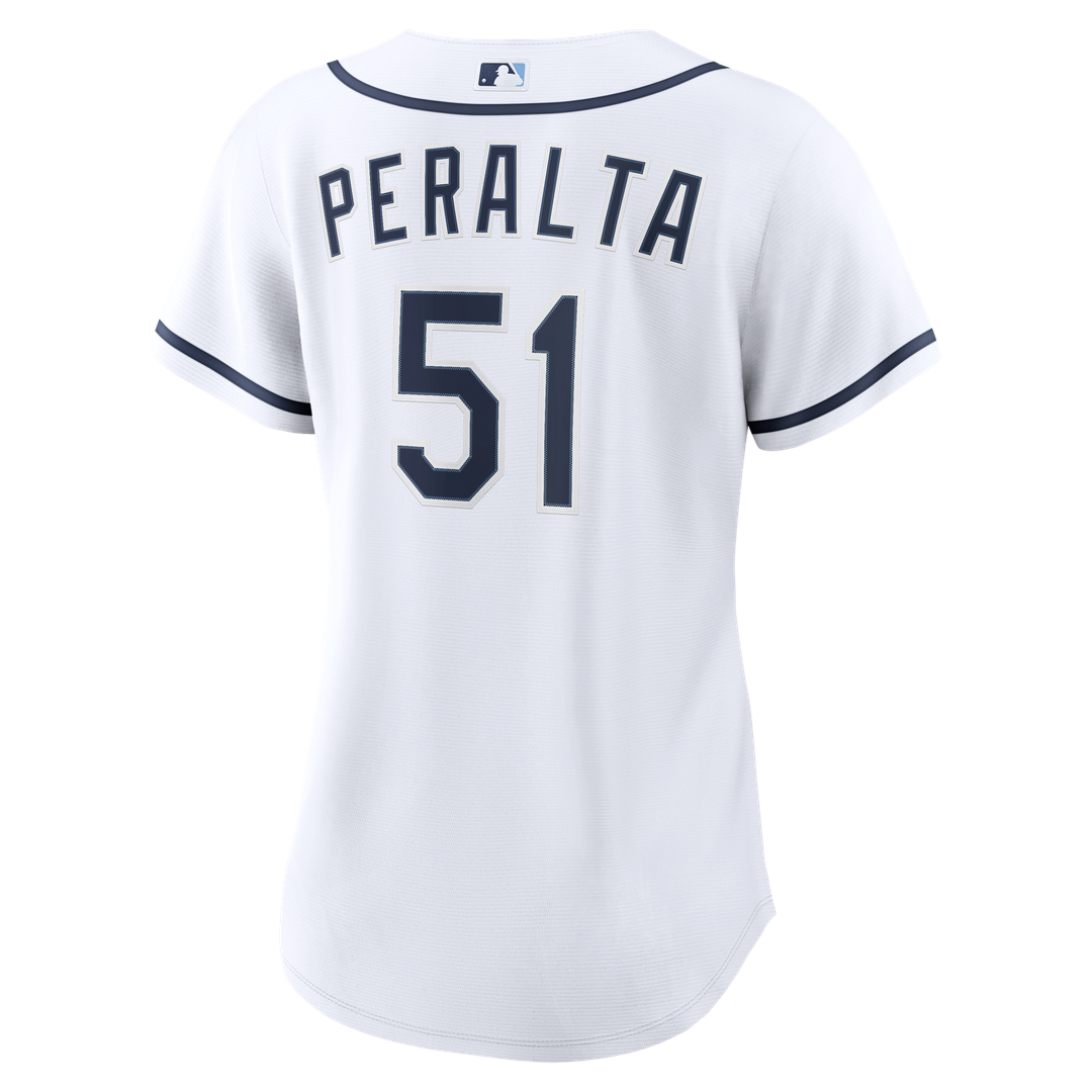 Freddy Peralta Tampa Bay Rays Women's Home Replica Jersey - White