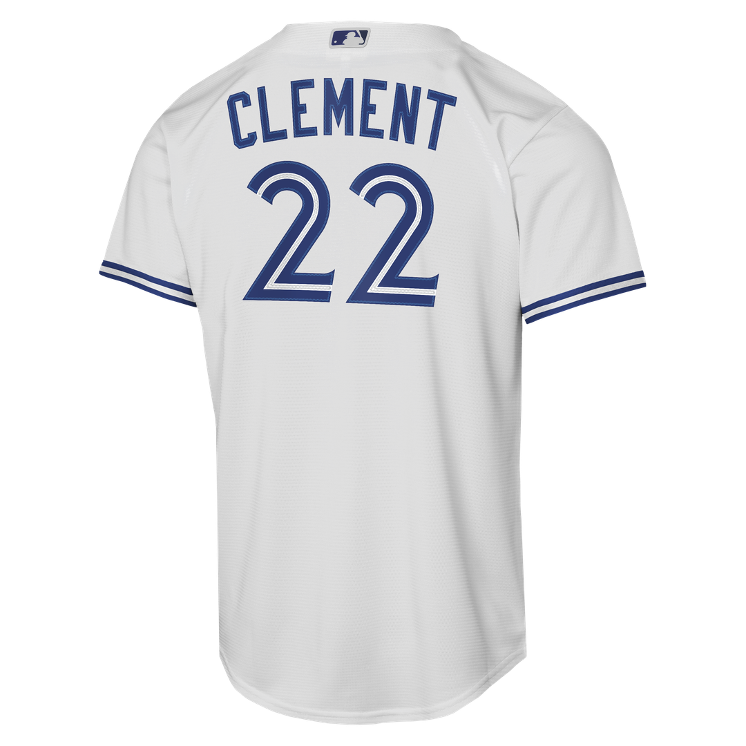 Ernie Clement Toronto Blue Jays Youth Home Baseline Jersey - White
